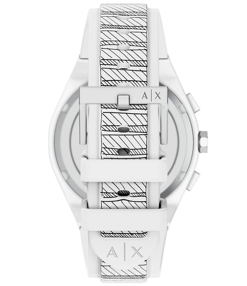 Armani Exchange Men's Sync Rd. Multifunction Silicone Strap Watch