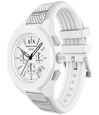 Armani Exchange Men's Sync Rd. Multifunction Silicone Strap Watch