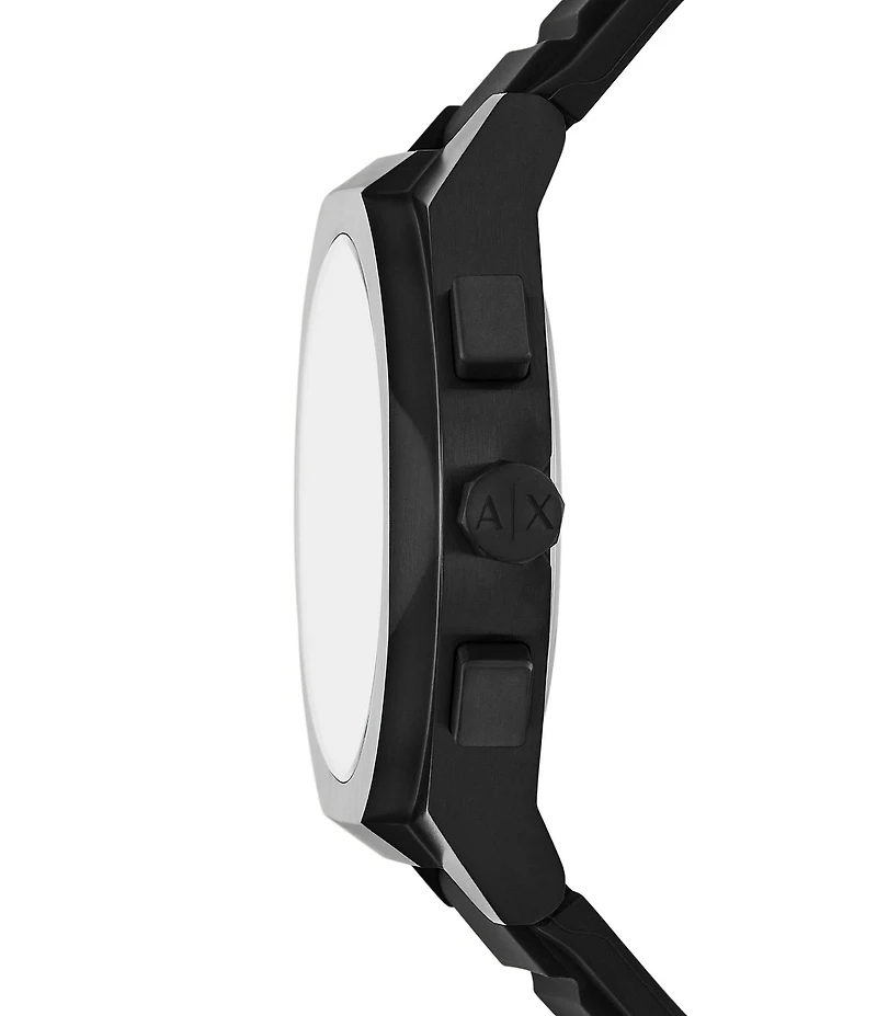 Armani Exchange Men's Sync Rd. Quartz Chronograph Silicone Strap Watch