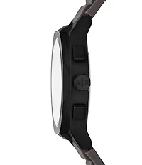 Armani Exchange Men's Sync Rd. Quartz Chronograph Silicone Strap Watch