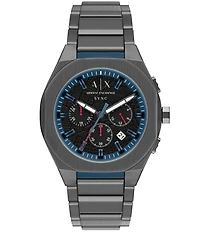 Armani Exchange Men's Sync Rd. Quartz Chronograph Stainless Steel Bracelet Watch