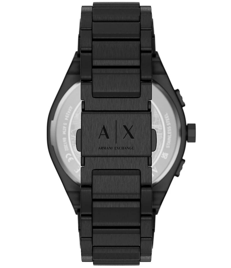 Armani Exchange Men's Sync Rd. Quartz Chronograph Stainless Steel Bracelet Watch