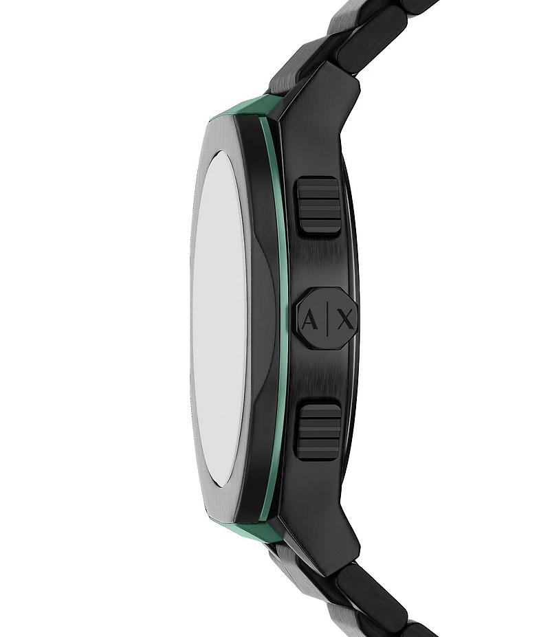 Armani Exchange Men's Sync Rd. Quartz Chronograph Stainless Steel Bracelet Watch