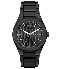 Armani Exchange Men's Sync Three-Hand Date Stainless Steel Bracelet Watch
