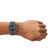 Armani Exchange Men's Sync Three-Hand Date Stainless Steel Bracelet Watch