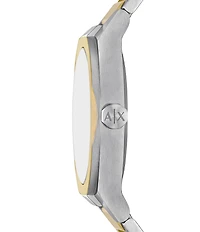 Armani Exchange Men's Sync Three-Hand Date Stainless Steel Bracelet Watch