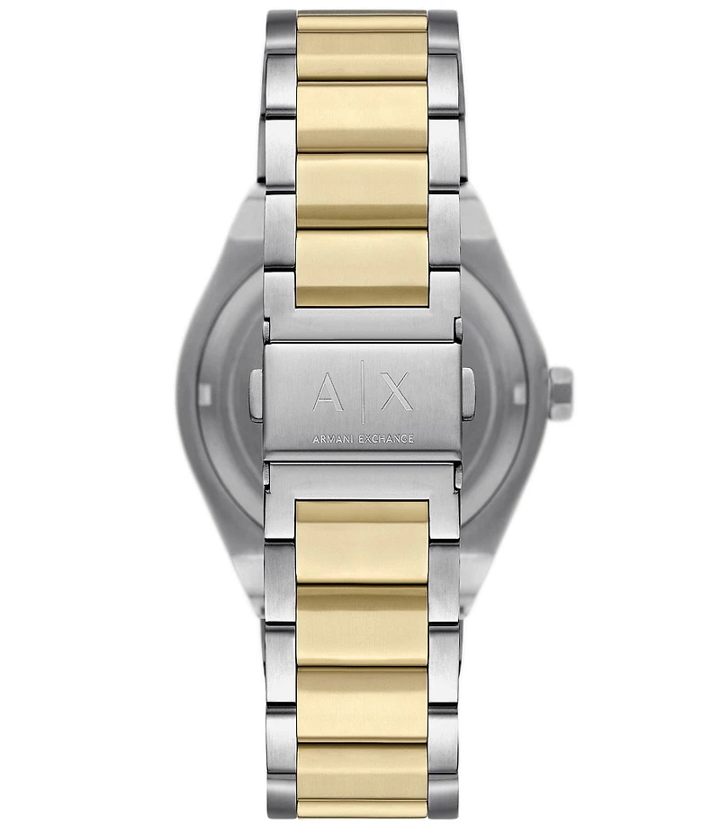 Armani Exchange Men's Sync Three-Hand Date Stainless Steel Bracelet Watch