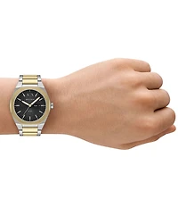Armani Exchange Men's Sync Three-Hand Date Stainless Steel Bracelet Watch