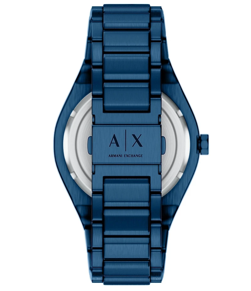 Armani Exchange Men's Sync Three-Hand Date Stainless Steel Bracelet Watch