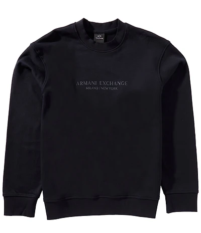 Armani Exchange Milano New York Crewneck Sweatshirt