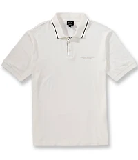 Armani Exchange Milano/NY Chest Logo Short Sleeve Polo Shirt