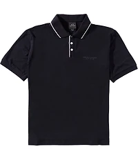 Armani Exchange Milano/NY Chest Logo Short Sleeve Polo Shirt