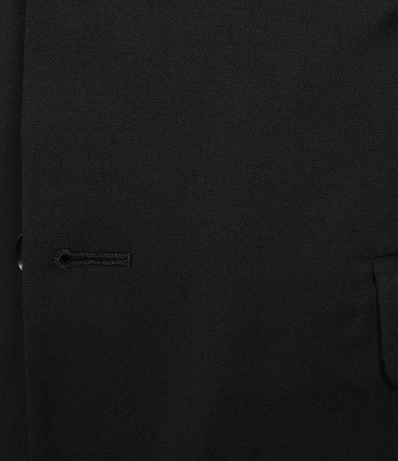 Armani Exchange Modern Fit Flat Front Solid 2-Piece Suit