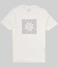 Armani Exchange Paisley Box Short Sleeve T-Shirt
