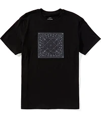 Armani Exchange Paisley Box Short Sleeve T-Shirt