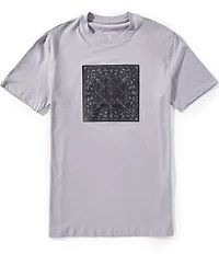 Armani Exchange Paisley Box Short Sleeve T-Shirt