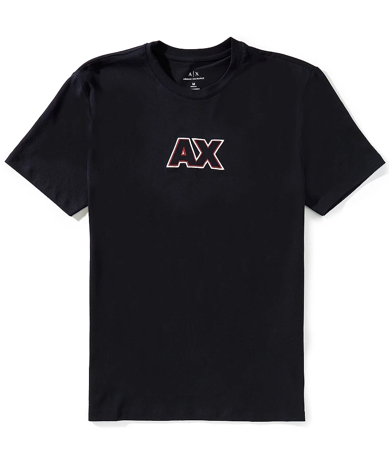 Armani Exchange Piping Chest Logo Short Sleeve T-Shirt