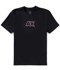 Armani Exchange Piping Chest Logo Short Sleeve T-Shirt