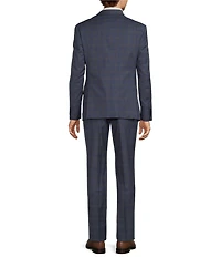 Armani Exchange Plaid Flat Front 2-Piece Suit