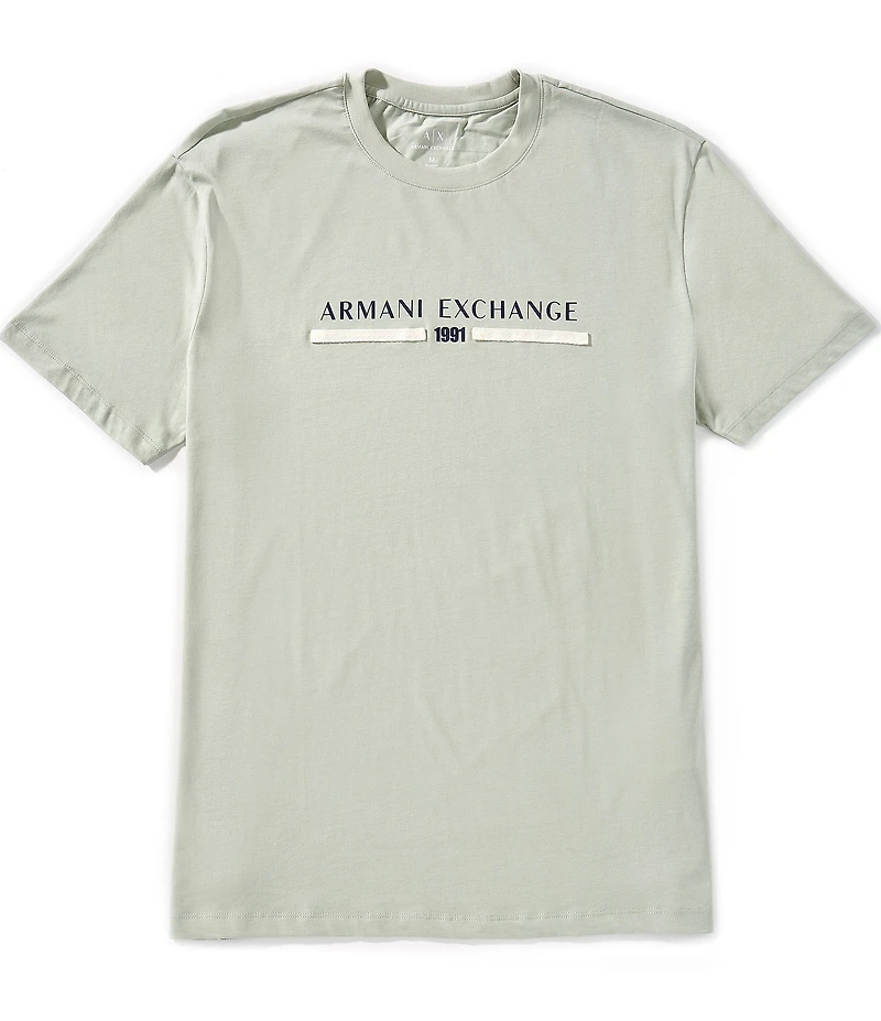 Armani Exchange Rectangular Box Logo Short Sleeve T-Shirt