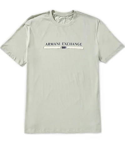 Armani Exchange Rectangular Box Logo Short Sleeve T-Shirt
