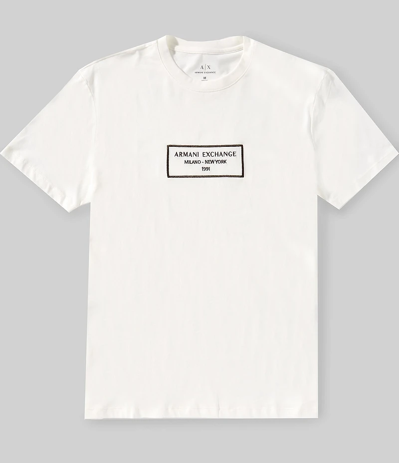 Armani Exchange Rectangular Box Logo Short Sleeve T-Shirt