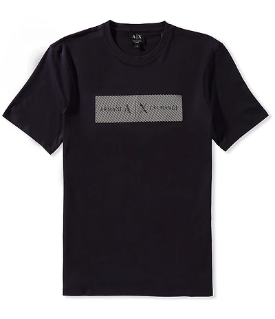 Armani Exchange Slim Fit AX Box Logo Short Sleeve T-Shirt