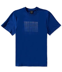 Armani Exchange Slim Fit Fading Box Logo Short Sleeve T-Shirt