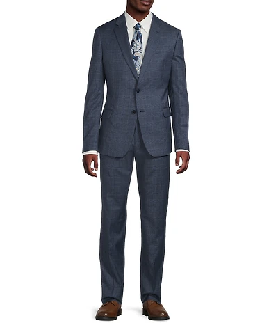 Armani Exchange Slim Fit Flat Front 2-Piece Suit