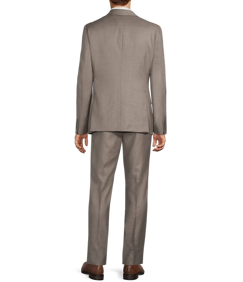 Armani Exchange Slim Fit Flat Front 2-Piece Suit