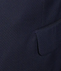 Armani Exchange Slim Fit Flat Front Solid 2-Piece Suit