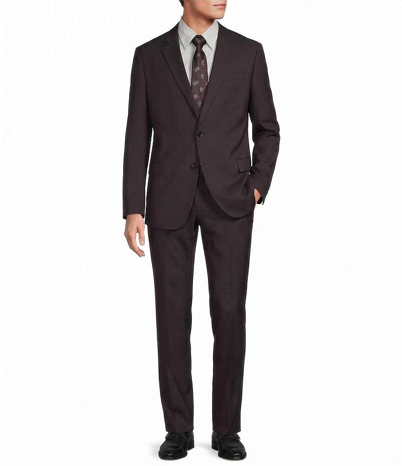 Armani Exchange Slim Fit Flat Front 2-Piece Suit