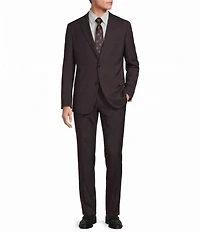Armani Exchange Slim Fit Flat Front 2-Piece Suit
