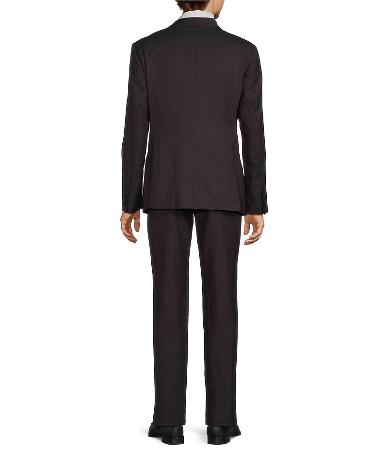 Armani Exchange Slim Fit Flat Front 2-Piece Suit