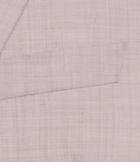 Armani Exchange Slim Fit Flat Front Solid Wool 2-Piece Suit