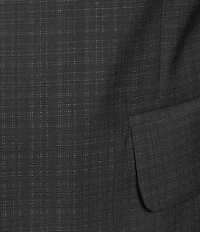 Armani Exchange Slim Fit Flat Front Wool Solid 2-Piece Suit