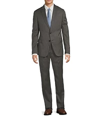 Armani Exchange Slim Fit Peak Lapel Flat Front 2-Piece Suit