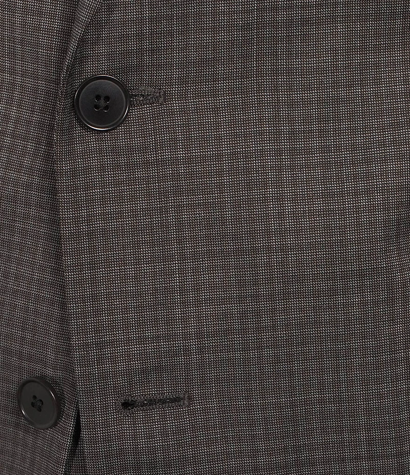 Armani Exchange Slim Fit Peak Lapel Flat Front 2-Piece Suit
