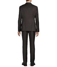 Armani Exchange Slim Fit Peak Lapel Solid 2-Piece Suit