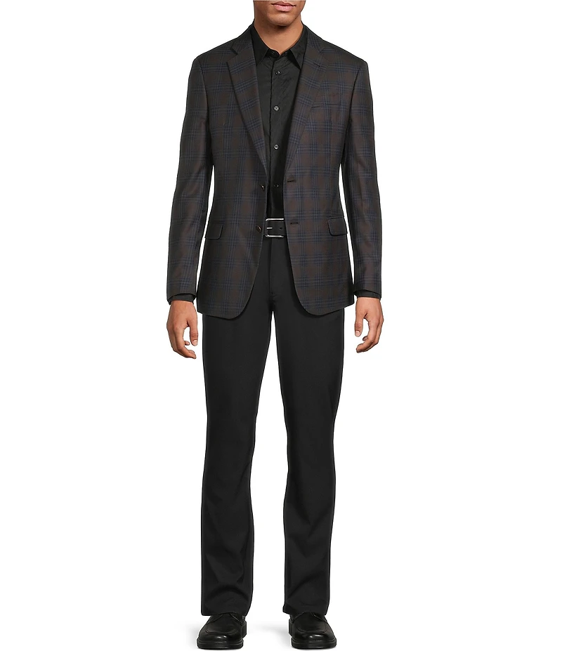 Armani Exchange Slim Fit Plaid Sport Coat
