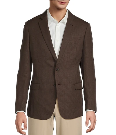 Armani Exchange Slim Fit Textured Solid Sport Coat