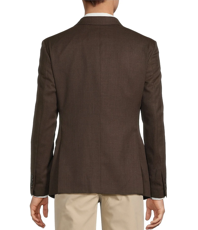 Armani Exchange Slim Fit Textured Solid Sport Coat