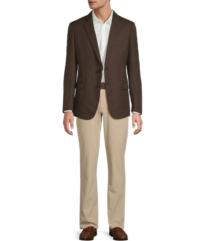 Armani Exchange Slim Fit Textured Solid Sport Coat