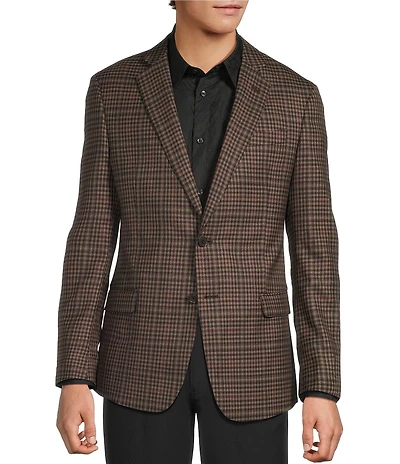 Armani Exchange Slim Fit Windowpane Sport Coat