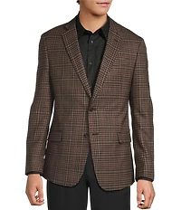 Armani Exchange Slim Fit Windowpane Sport Coat