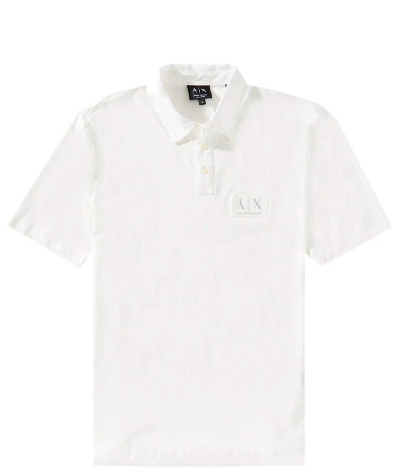 Armani Exchange Small AX Logo Short Sleeve Polo Shirt