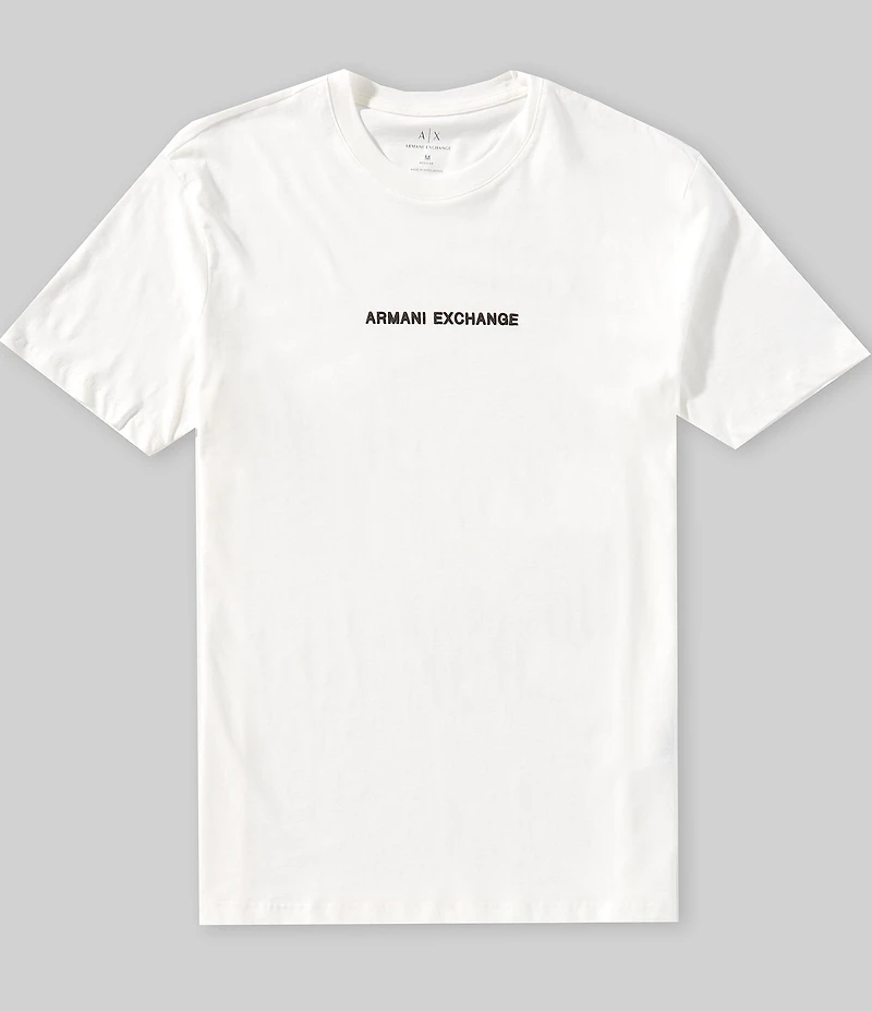 Armani Exchange Small Center Brand Logo Short Sleeve T-Shirt