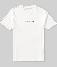 Armani Exchange Small Center Brand Logo Short Sleeve T-Shirt