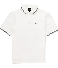 Armani Exchange Small Chest Logo Short Sleeve Polo Shirt