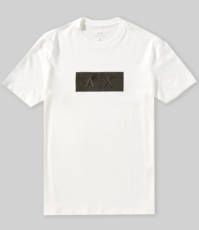 Armani Exchange Vinyl Box Logo Short Sleeve T-Shirt